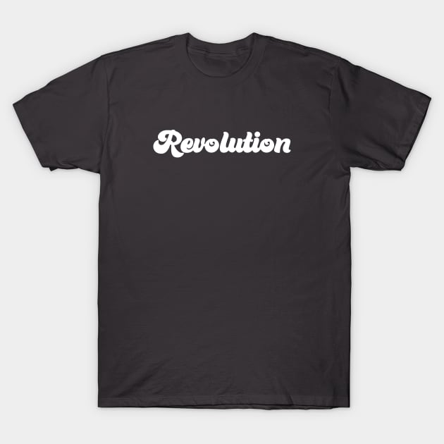 Revolution, white T-Shirt by Perezzzoso